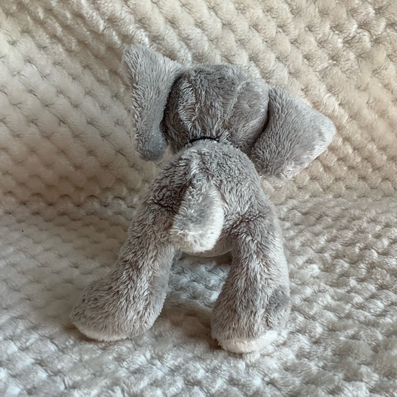 Super Cute Grey Plush Elephant with Plaid Biw Stuffed Animal Toy 🐘 - Picture 7 of 10